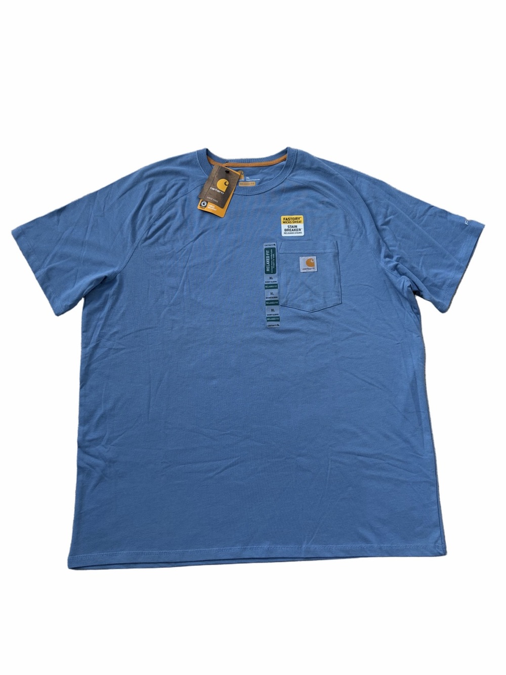 Carhartt NWT Men’s XL Extra Large Blue Relaxed Fit Short Sleeve Workwear Tee